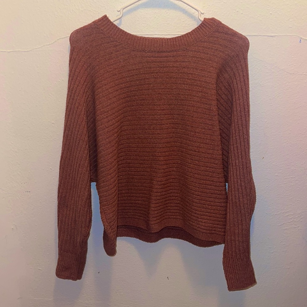 Pink Rose Sweater: Pink Size Small